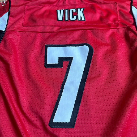 Youth NFL Officially Licensed Reebok Atlanta Falcons Jersey Michael Vick Sz Med - Picture 9 of 11